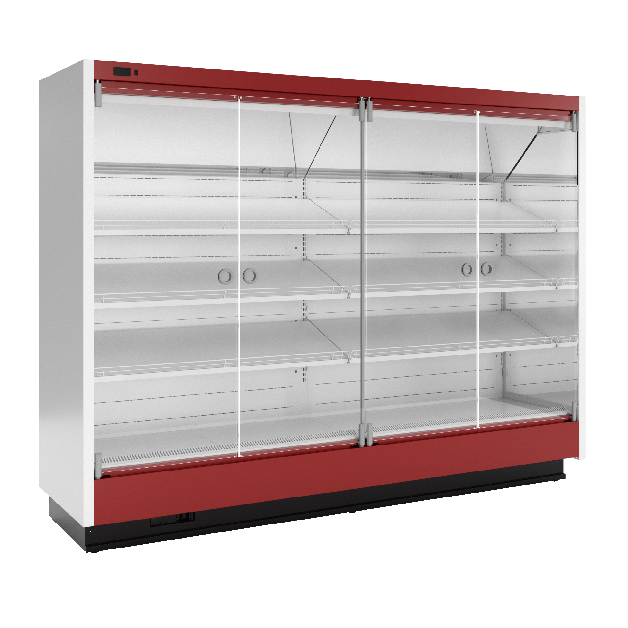 Пристенная витрина София 195/71 ВХСп-2,5 со стеклянными дверями фруктовая