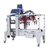 Автоматический заклейщик коробов HUALIAN FXJ-5050ZBR с нанесением клея-расплава