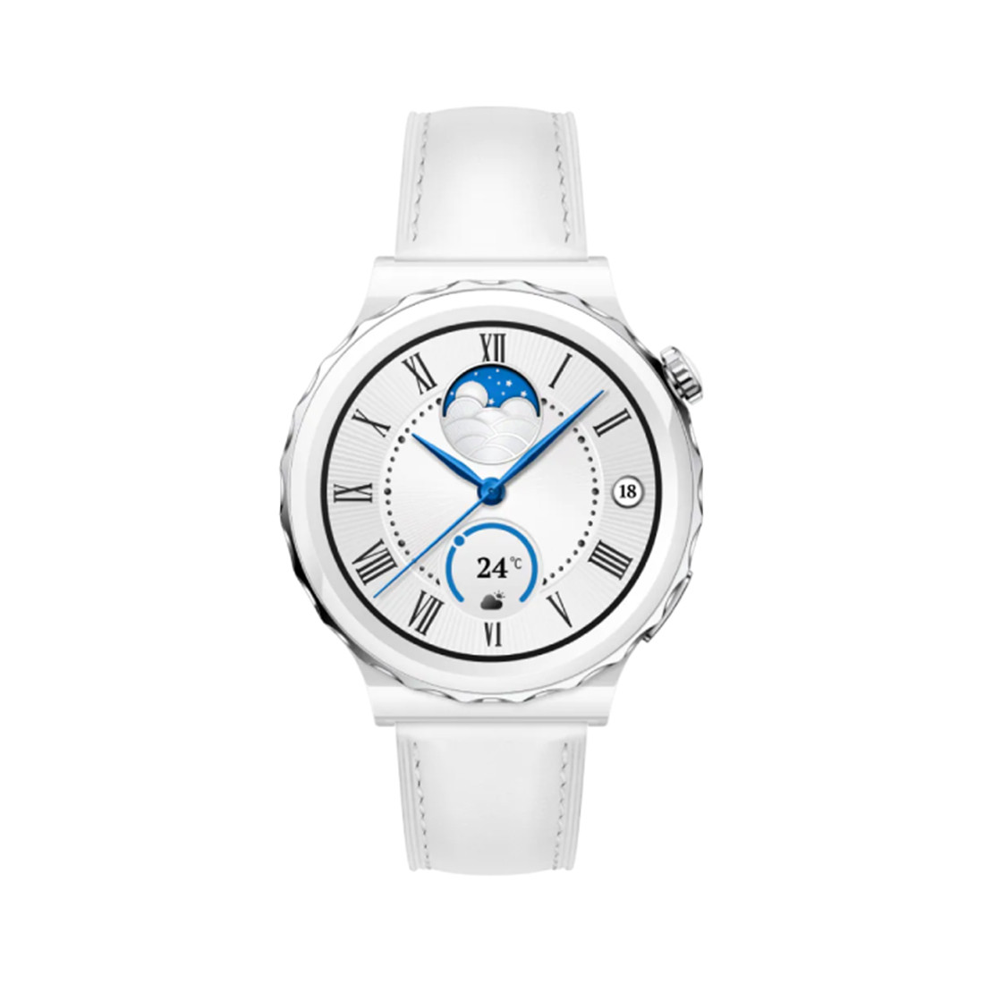 Смарт часы Huawei Watch GT 3 Pro FRG-B19 42mm White Leather Strap - фото 2 - id-p114030142