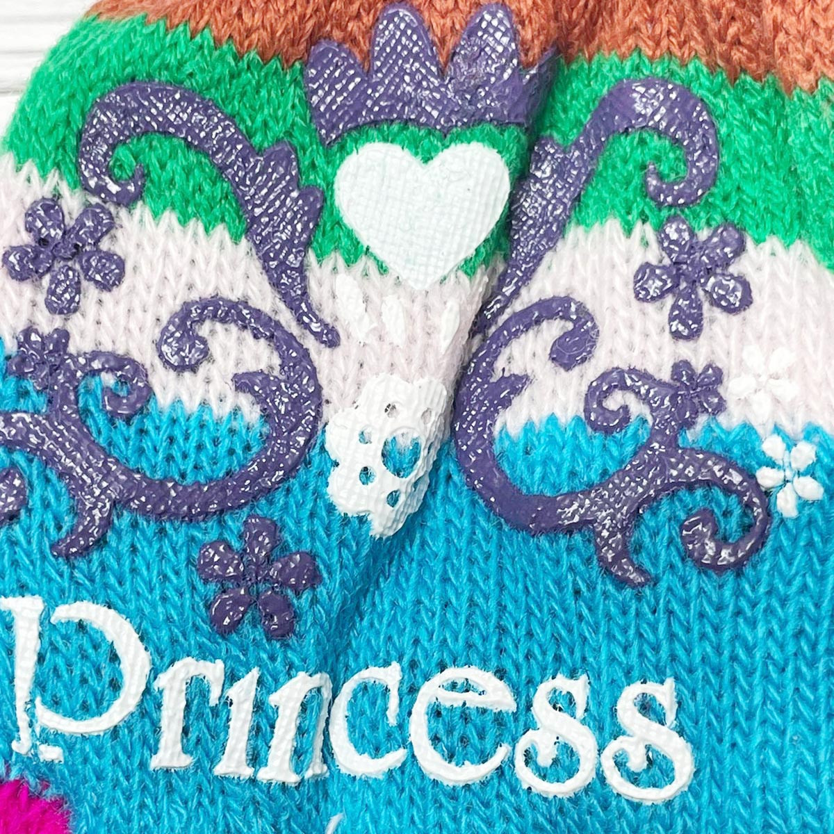 Детские перчатки Princess голубые (2) - фото 4 - id-p114032369