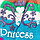 Детские перчатки Princess голубые (2), фото 4