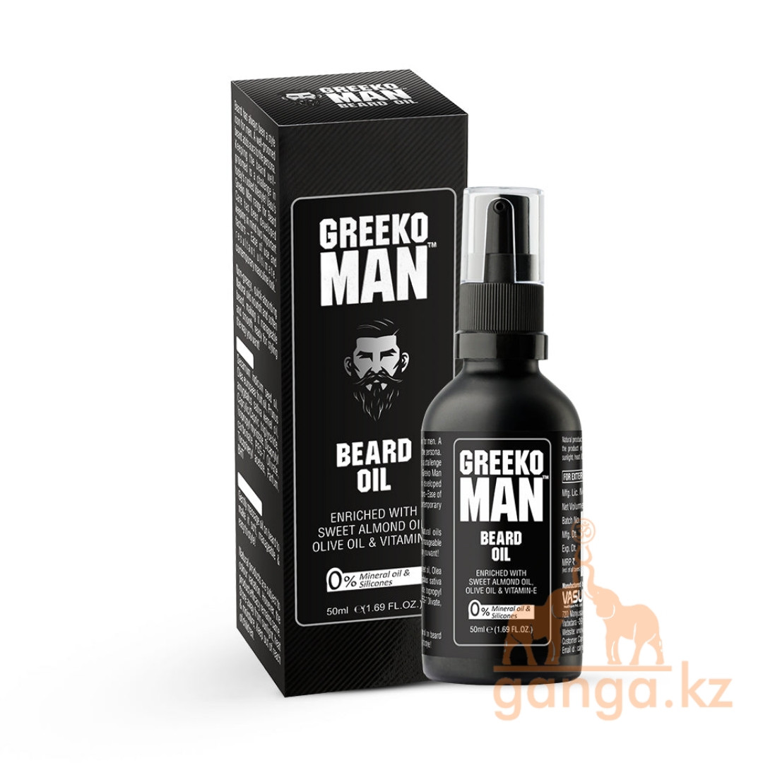 Масло для роста и укладки бороды (Beard oil GREEKO MAN), 50 мл