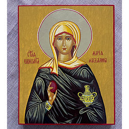 Икона Мария Магдалина ручная работа