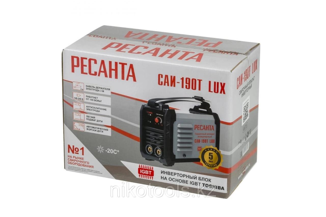 Сварочный аппарат инверторный РЕСАНТА САИ-190T LUX - фото 6 - id-p114033616