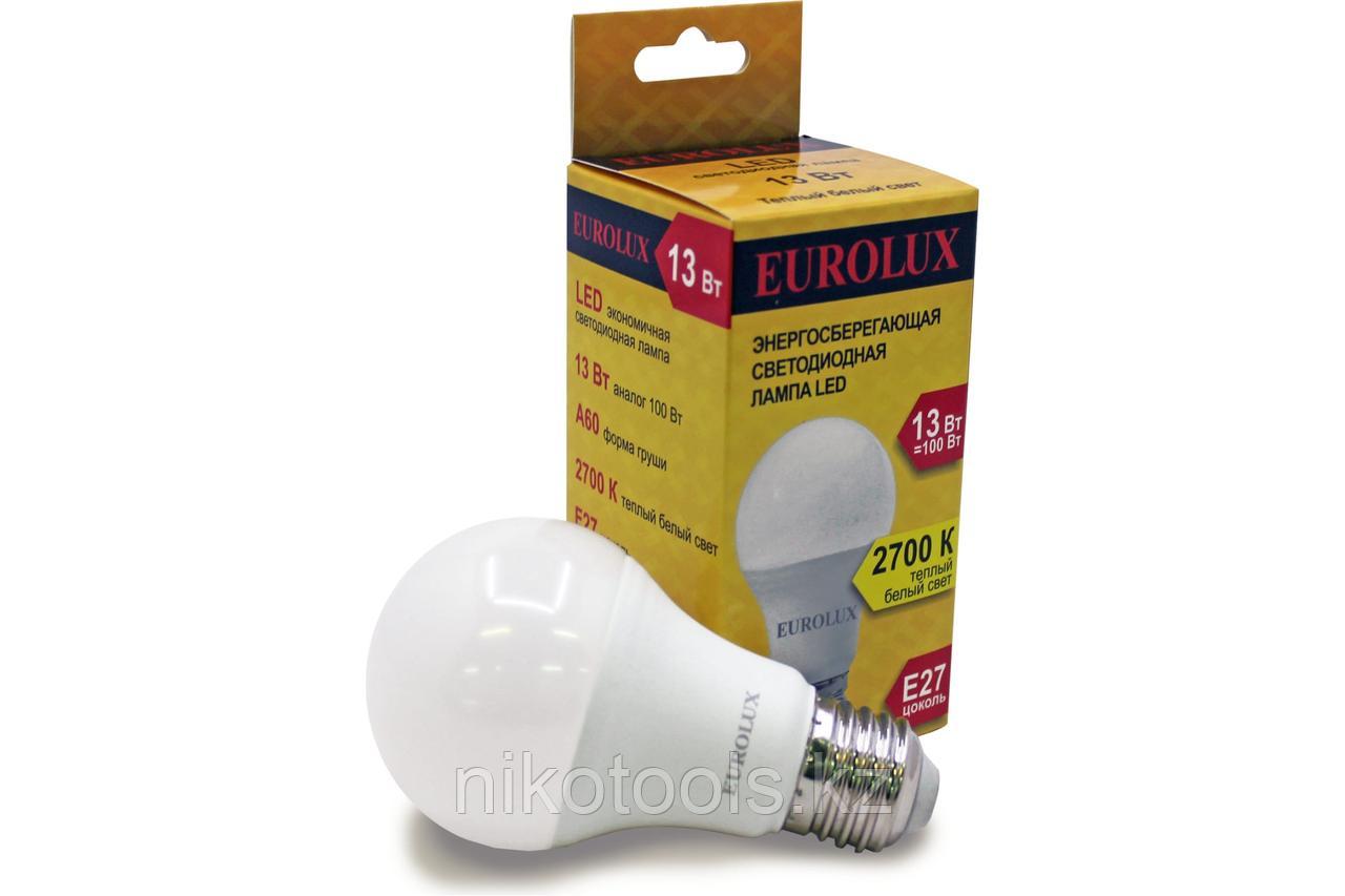 Лампа светодиодная EUROLUX LL-E-A60-13W-230-2,7K-E27 - фото 3 - id-p114033652