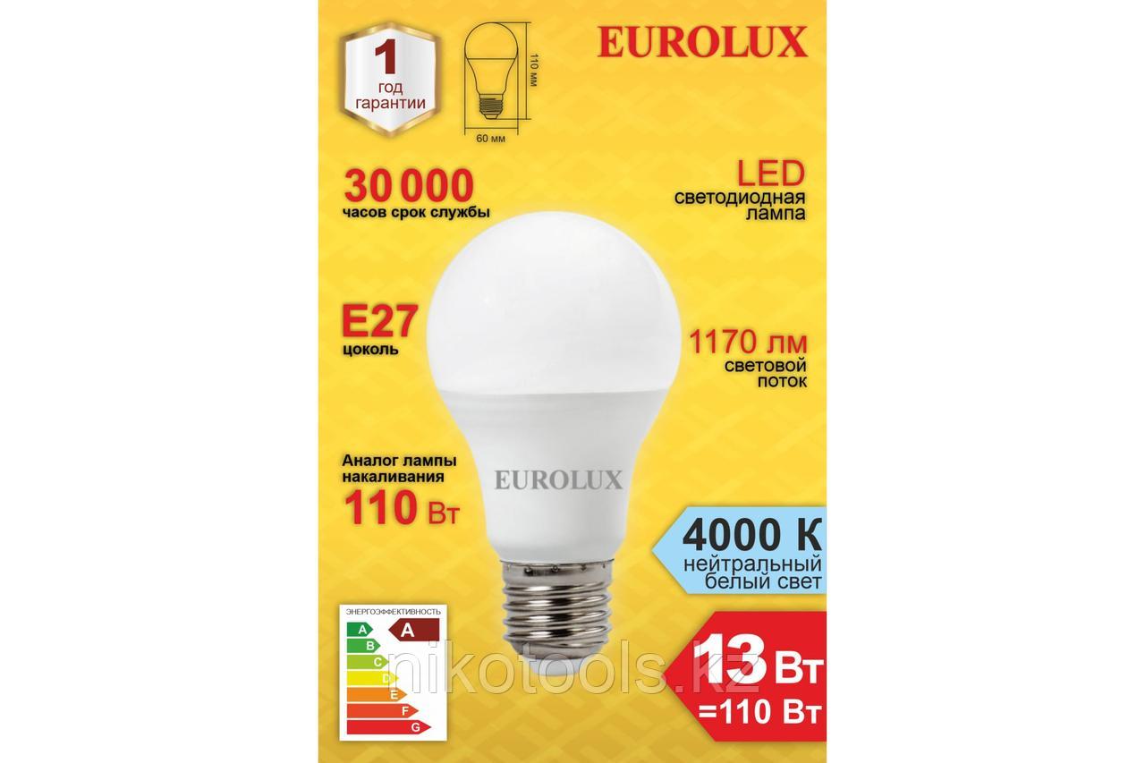 Лампа светодиодная EUROLUX LL-E-A60-13W-230-4K-E27 - фото 3 - id-p114033653