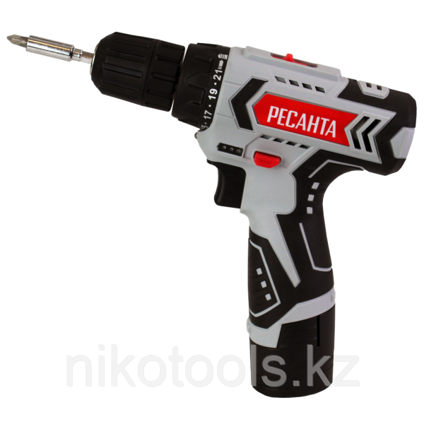 Дрель-шуруповерт аккумуляторная ДА-12-2Л Ресанта