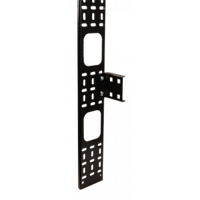 ITK Вертикальный кабельный органайзер 42U 75x12 мм черный