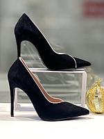 Классические, стильные женские туфли замшевые "Paoletti" в Алматы. Женская обувь новая коллекция весна 2024., фото 5