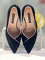 Классические, стильные женские туфли замшевые "Paoletti" в Алматы. Женская обувь новая коллекция весна 2024., фото 6