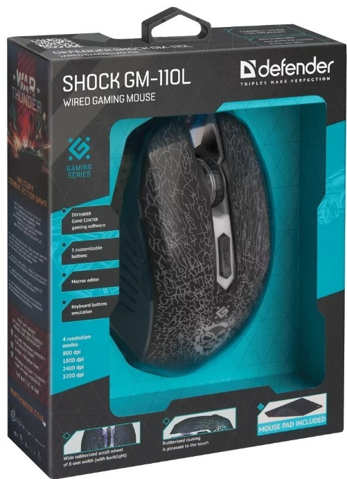 Мышь Defender Shock GM-110L