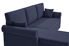 Угловой диван-кровать Рейн, синий, фото 2