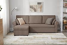 Угловой диван-кровать Рейн, медово-коричневый, фото 2
