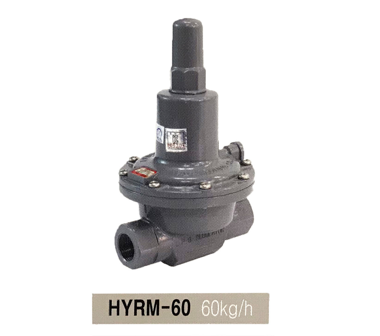 Регулятор давления газа с высокого на среднее 60кг/ч (LPG) HYRM-60 - фото 1 - id-p114036026