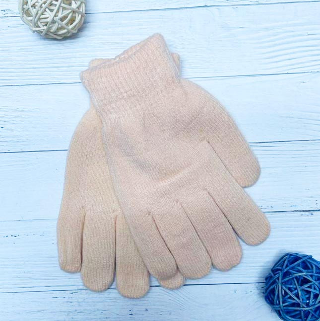 Детские зимние перчатки телесные - фото 1 - id-p114036281