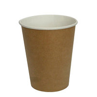 Стакан бумажный двухслойный, коричневый, 250 мл