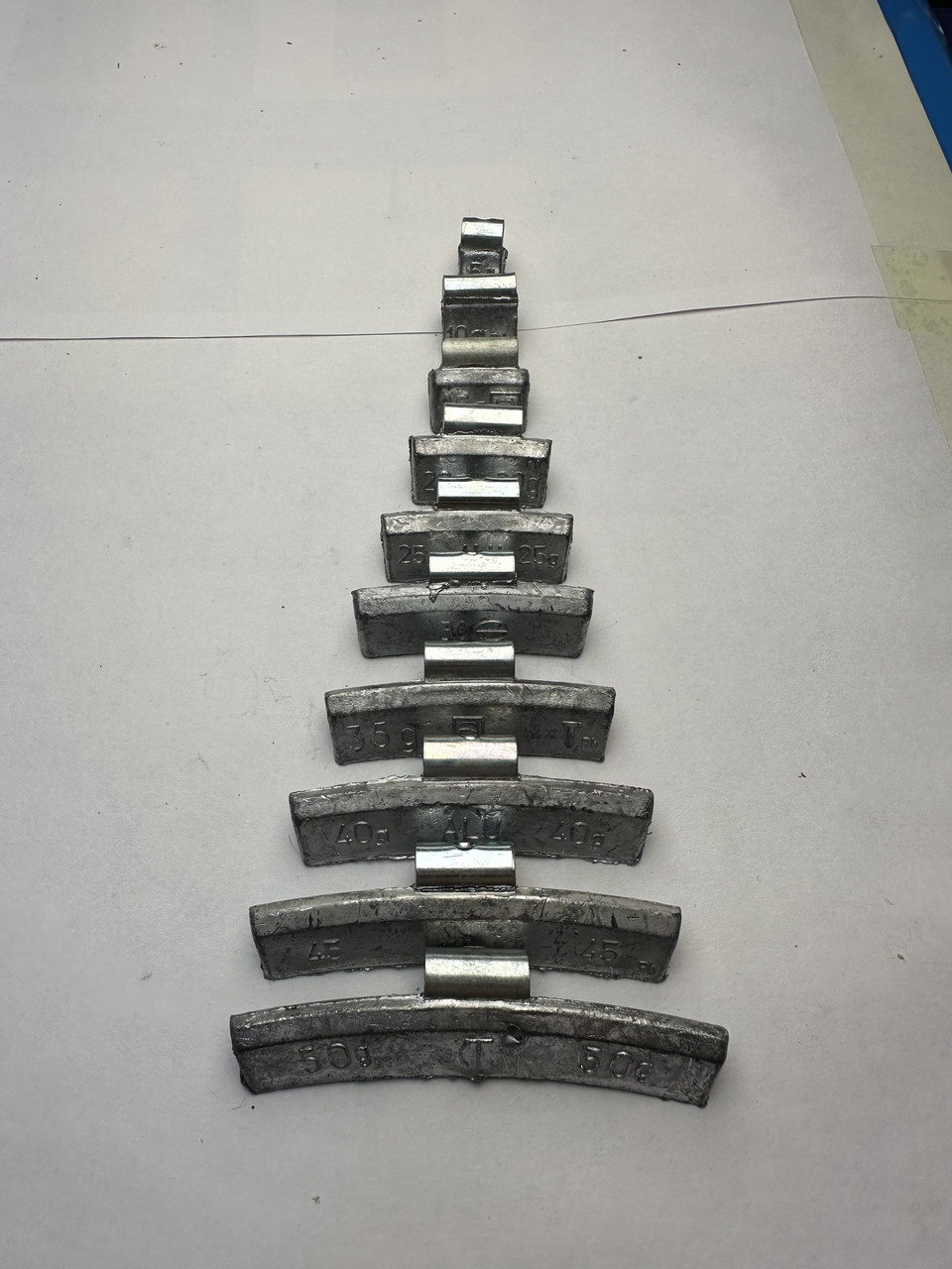 Грузики балансировочные набивные для титановых дисков 15 гр. - фото 2 - id-p114036821