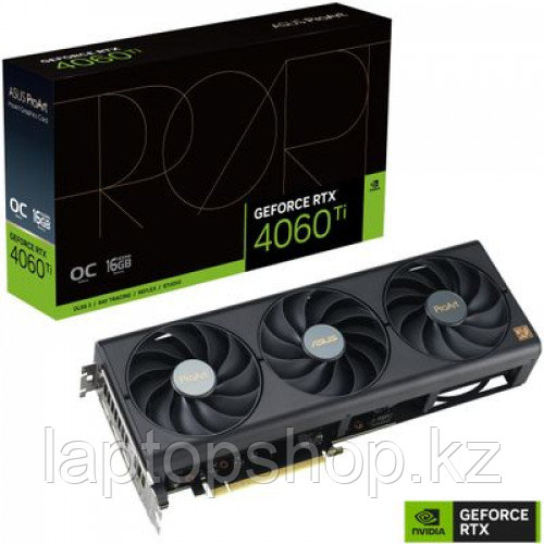 Видеокарта ASUS ProArt GeForce RTX 4060 Ti OC edition 16GB GDDR6 - фото 1 - id-p114040090