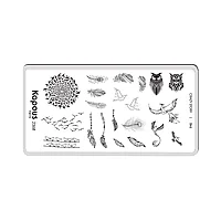 Пластина для стемпинга Crazy story Bird