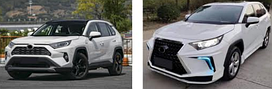 Обвес из Toyota RAV 4 2019-2020 в Lexus