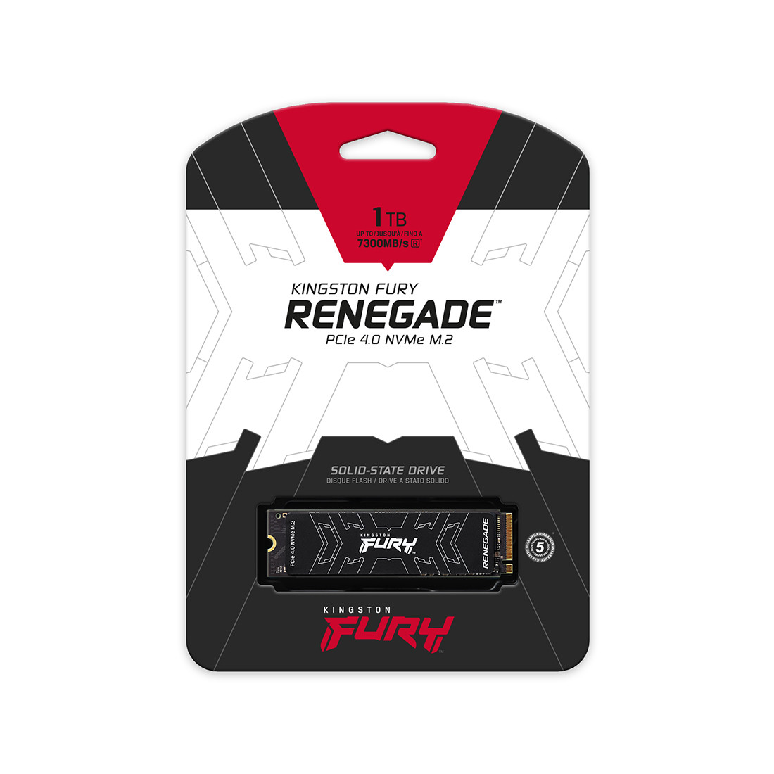 Твердотельный накопитель SSD Kingston FURY Renegade SFYRS/1000G M.2 NVMe PCIe 4.0 2-004391