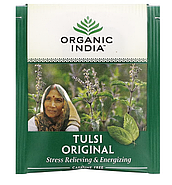 Organic India, Чай с туласи, оригинальный, без кофеина, 18 пакетиков, 32,4 г (1,14 унции), фото 3