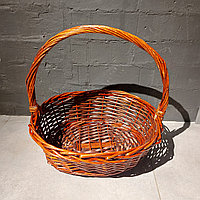 Большая Плетенная Подарочная Корзина "Брауни" для фруктов, шампанского, конфет. Размер 46 см. Корзины.