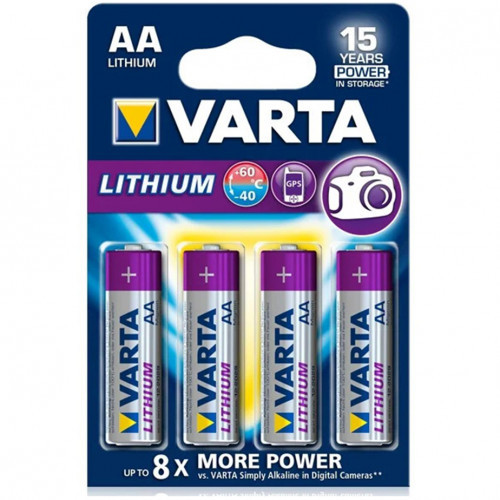 VARTA AA LR6 Professional Lithium батарейка (6106-4) - фото 1 - id-p114014917