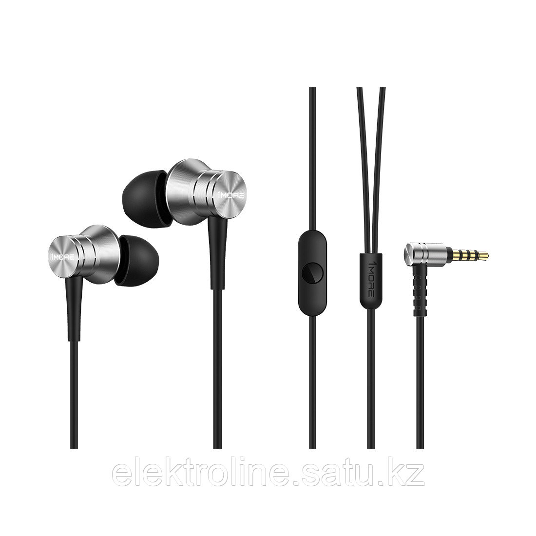 Наушники 1MORE Piston Fit In-Ear Headphones E1009 Серебристый - фото 3 - id-p114057867