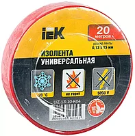 Изолента 0,13х15 мм красная 20 метров IEK