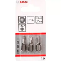 BOSCH Бита PH1 25 мм ЕН (PC1d 3) 2.607.001.508 !!!