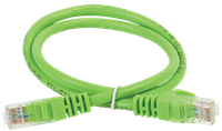 ITK Коммутационный шнур (патч-корд) кат.5Е UTP LSZH 2м зеленый