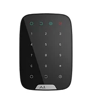 Клавиатура Беспроводная сенсорная для контроля охр. сист. черная KeyPad Ajax