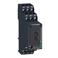 1-фазное реле контроля повыш напр, 8 A, 2 CO, диап изм 15-500 V AC/DC, пит 24-240 V AC/DC RM22UA23MR