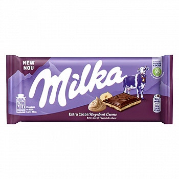 Milka  Extra Cocoa Hazelnut  Creme (85 грамм)  (22 шт. в упаковке) ЕВРОПА
