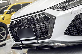 Карбоновая губа переднего бампера для Audi RS6 C8 2019-2024+