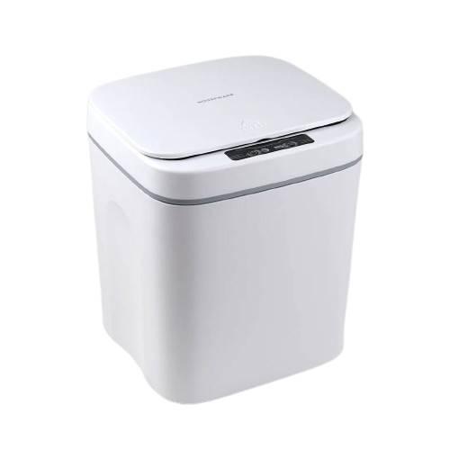 SMART Сенсорная бесконтактная корзина для мусора 12 литров пластик белая - фото 7 - id-p114068569