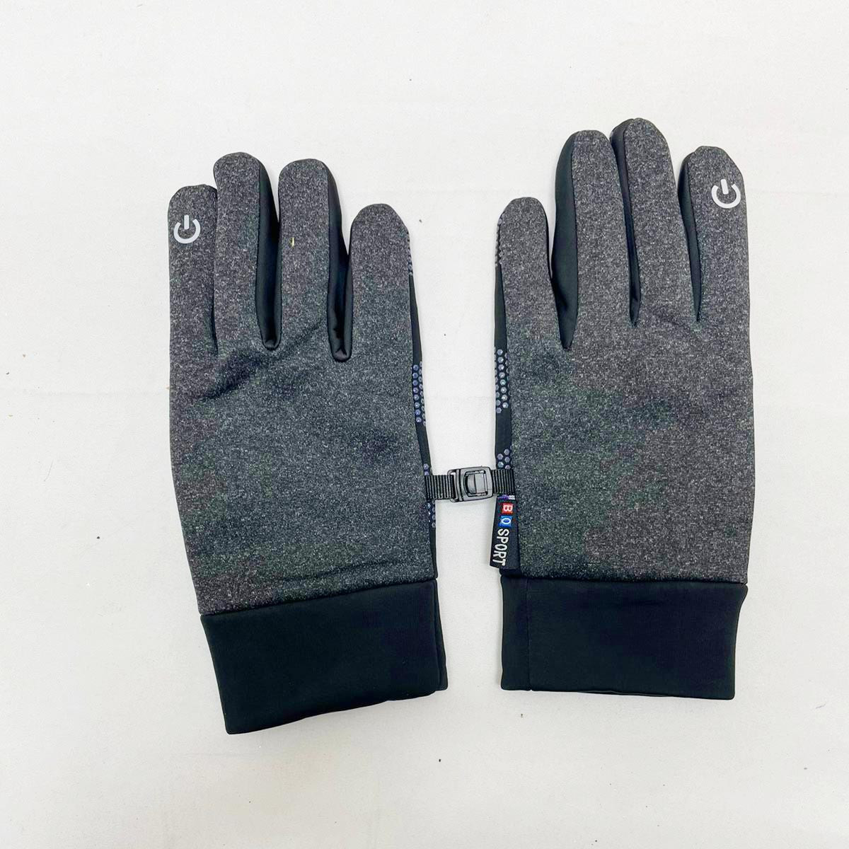 Сенсорные перчатки спортивные BO-sport серые - фото 5 - id-p114070477