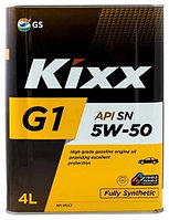 Моторное масло синтетическое Kixx G1 5W-50 4 л