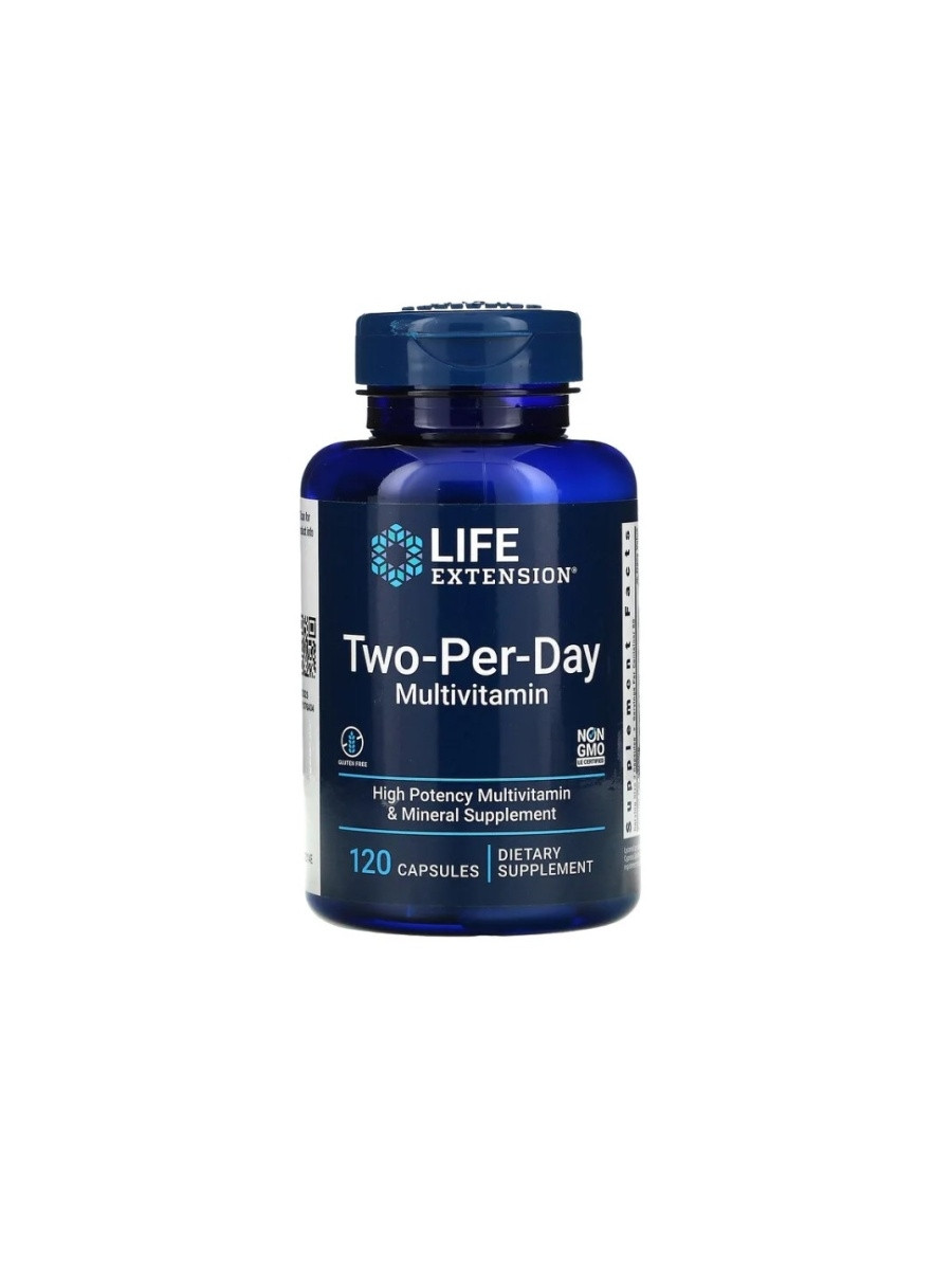 Two-Per-Day Multivitamin 120 капсул