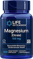 Цитрат Магния, Magnesium Citrate, Life Extension, 100 капсул