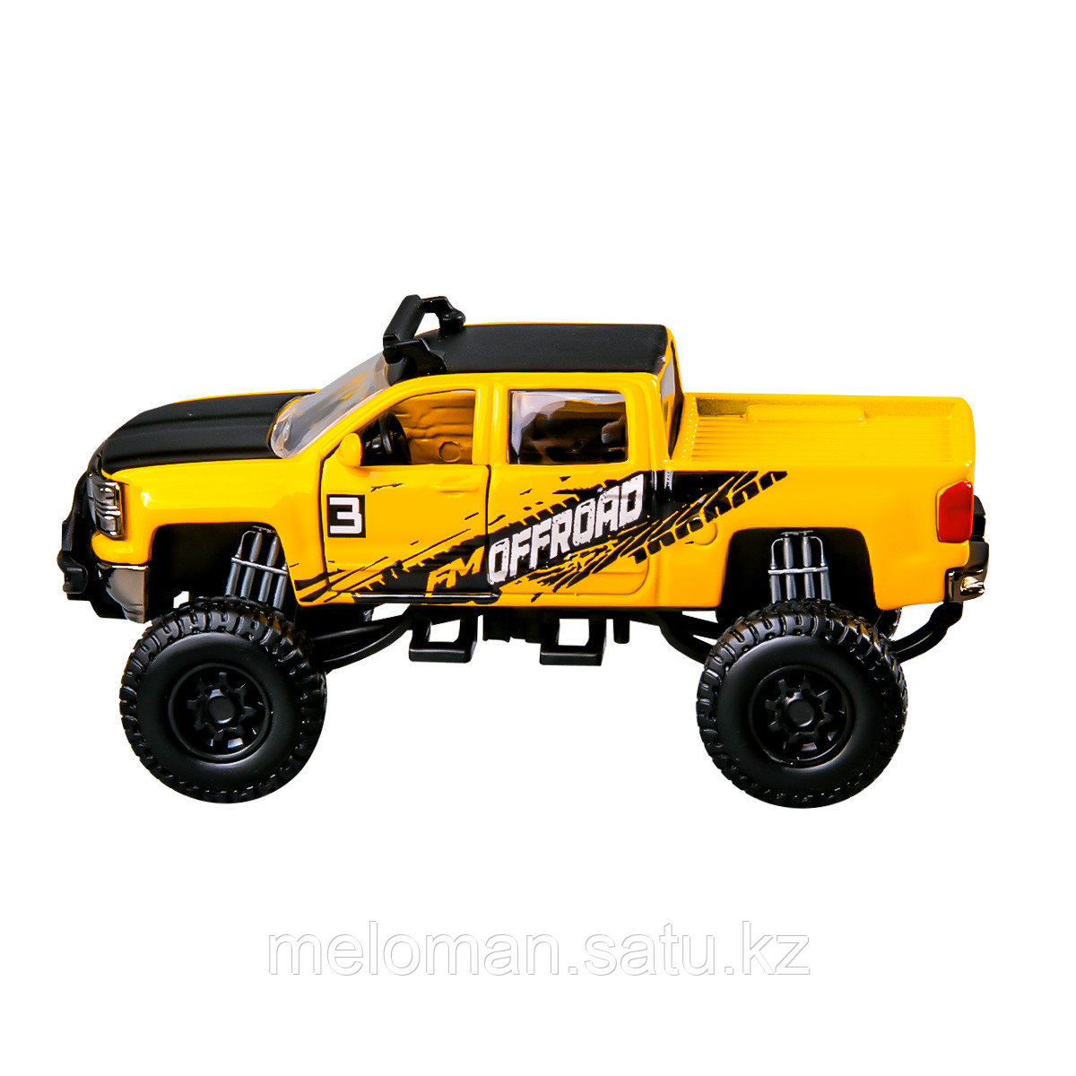 Maisto.Fresh Metal: Внедорожник 4 x 4 Rebels - Chevrolet Silverado 1500 Z71 (yellow) - фото 2 - id-p114074152