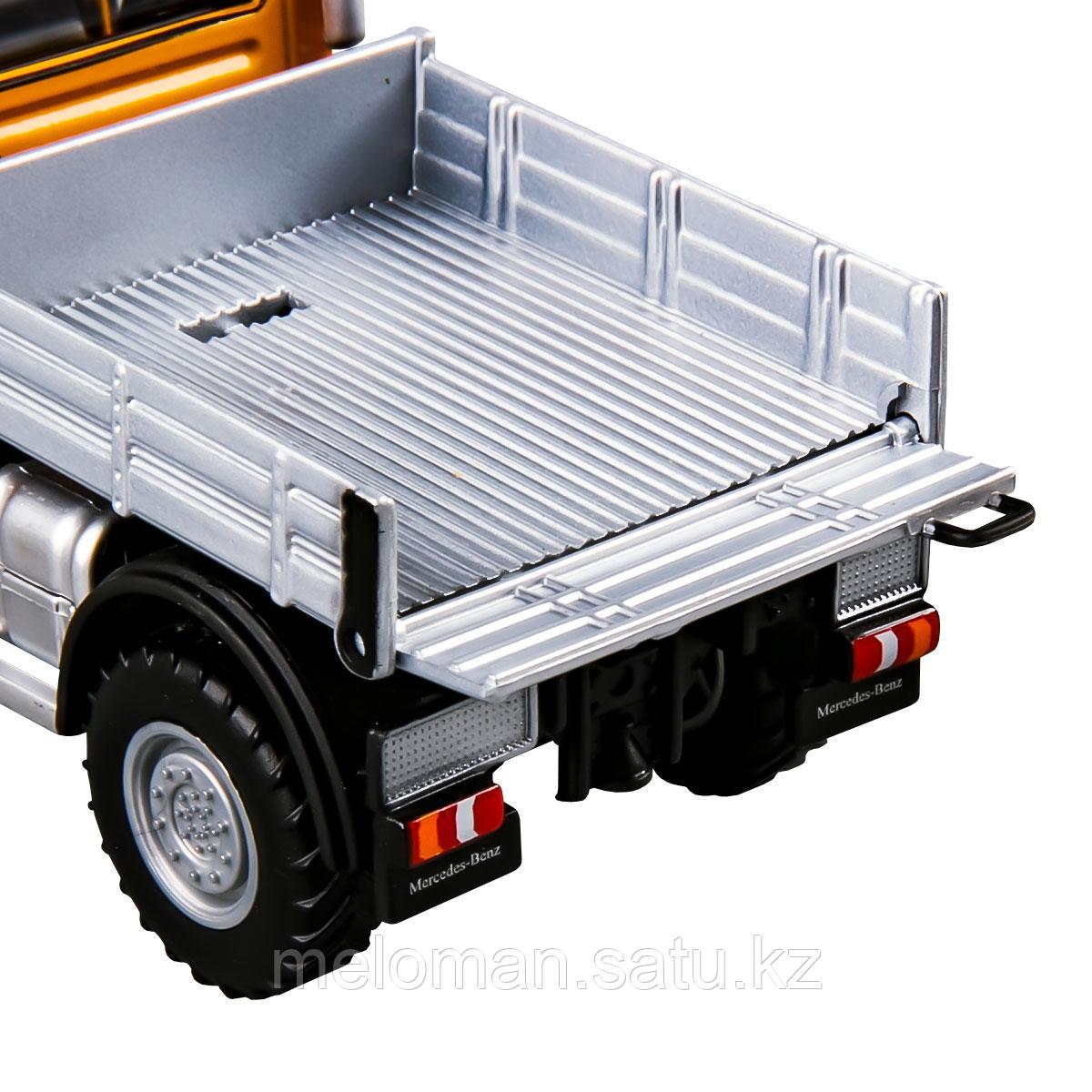 Maisto.Fresh Metal: Unimog U430 with Front Loader 17 см. - фото 7 - id-p114074155