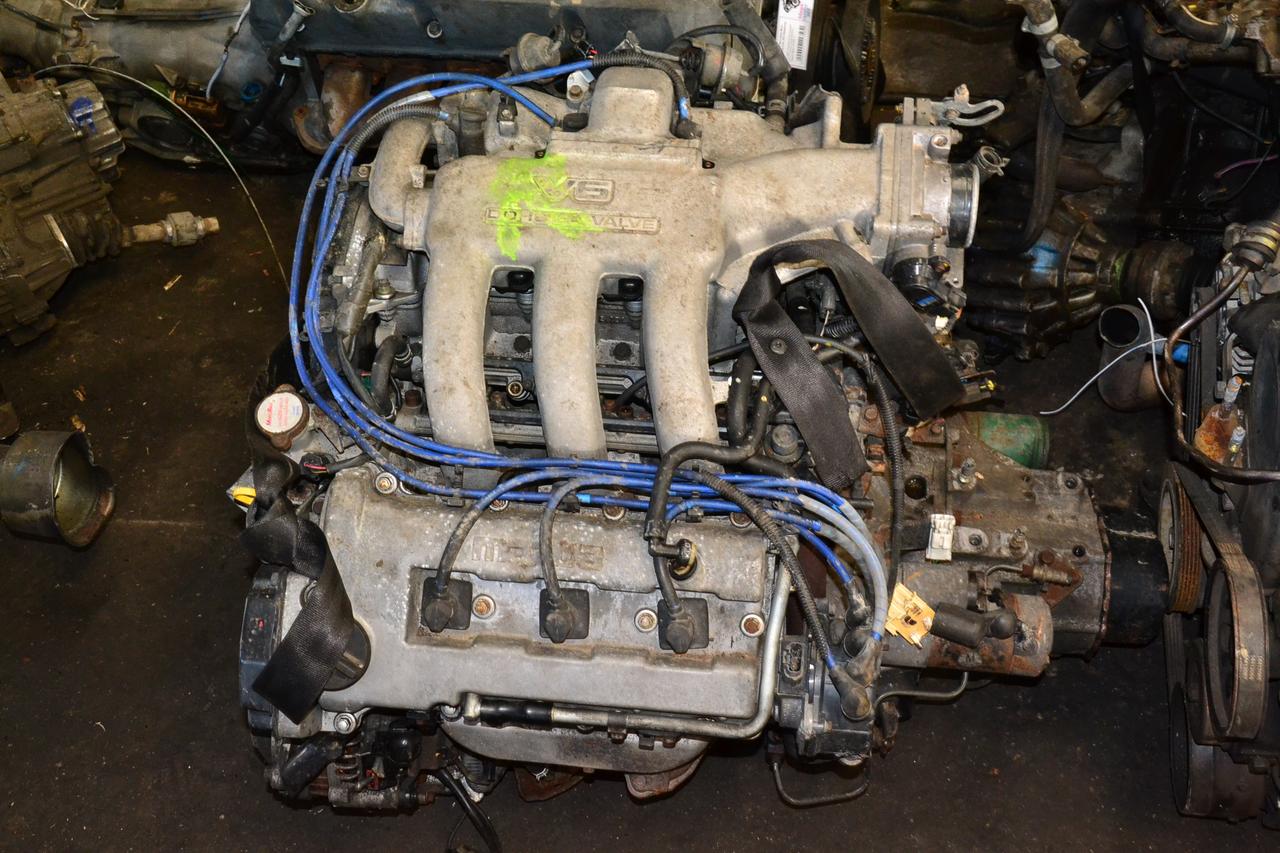 Двигатель Mazda 2.0L 24V (V6) KF Инжектор Трамблер - фото 2 - id-p114075512