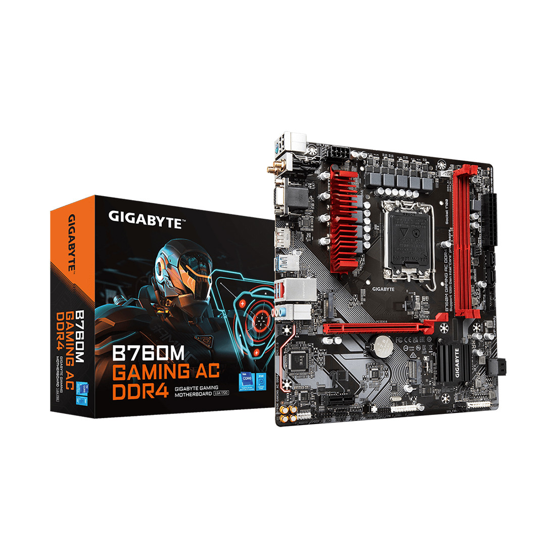 Материнская плата Gigabyte B760M GAMING AC DDR4 2-017271 - фото 1 - id-p114073722