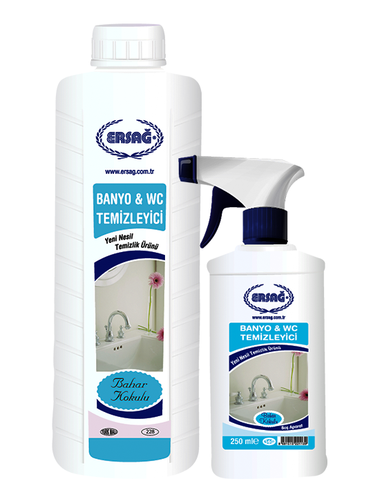 Средство для чистки ванны и туалета Ersag с весенним запахом с аппаратом 1000 мл - фото 1 - id-p114078621