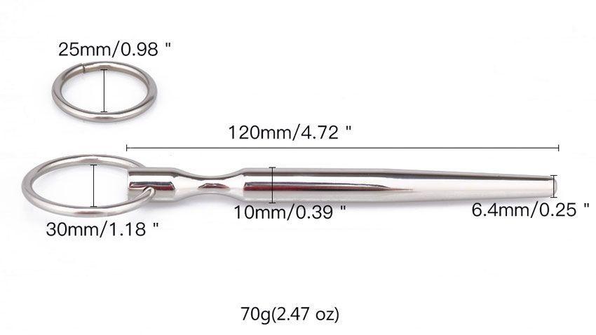 Уретральный стимулятр (плуг), L рабочей части 113 мм D 10 мм