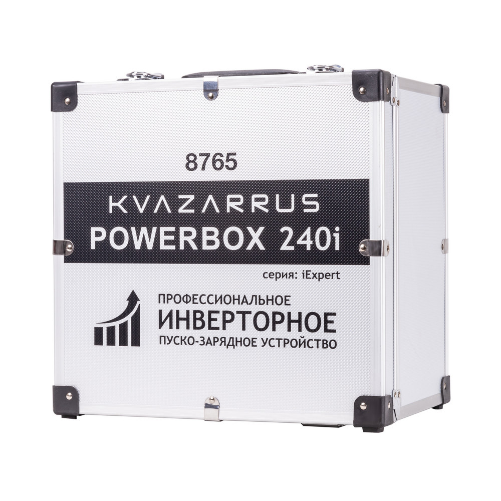 Инверторное пуско-зарядное устройство FoxWeld KVAZARRUS PowerBox 240i, таймер, алюминиевый кейс - фото 4 - id-p114079328
