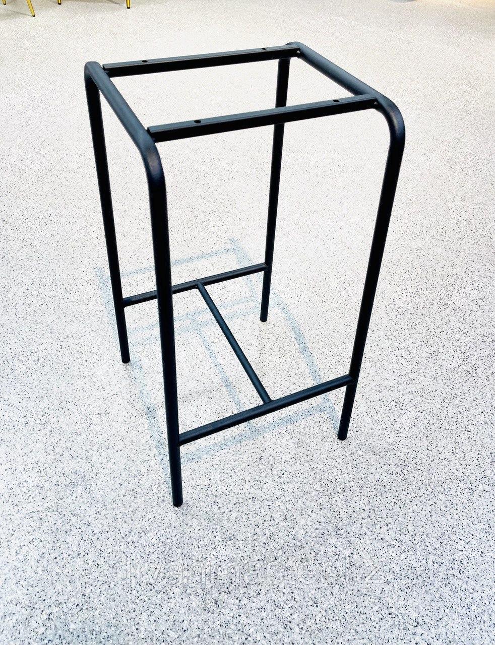 Основание барного стула, сталь, высота 70 см, черный