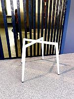 Основание стула, сталь, высота 42 см, белый